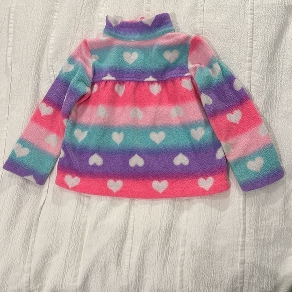 The Children's Place - Tie Dyed 1/4 zip pullover fleece jacket. Size 2T - Picture 2 of 3